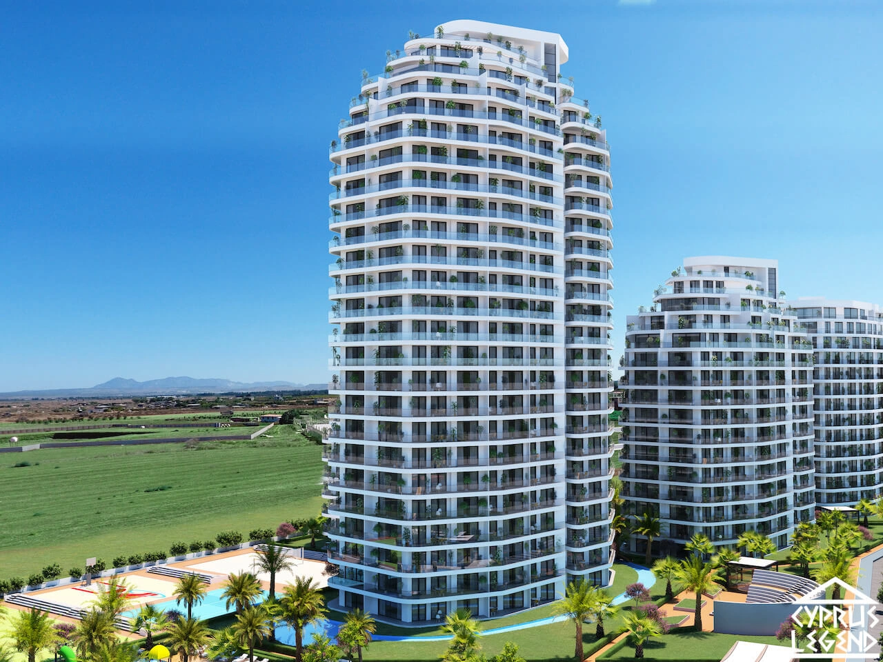 Современная квартира 54 м² в Гузельюрте, Северный Кипр