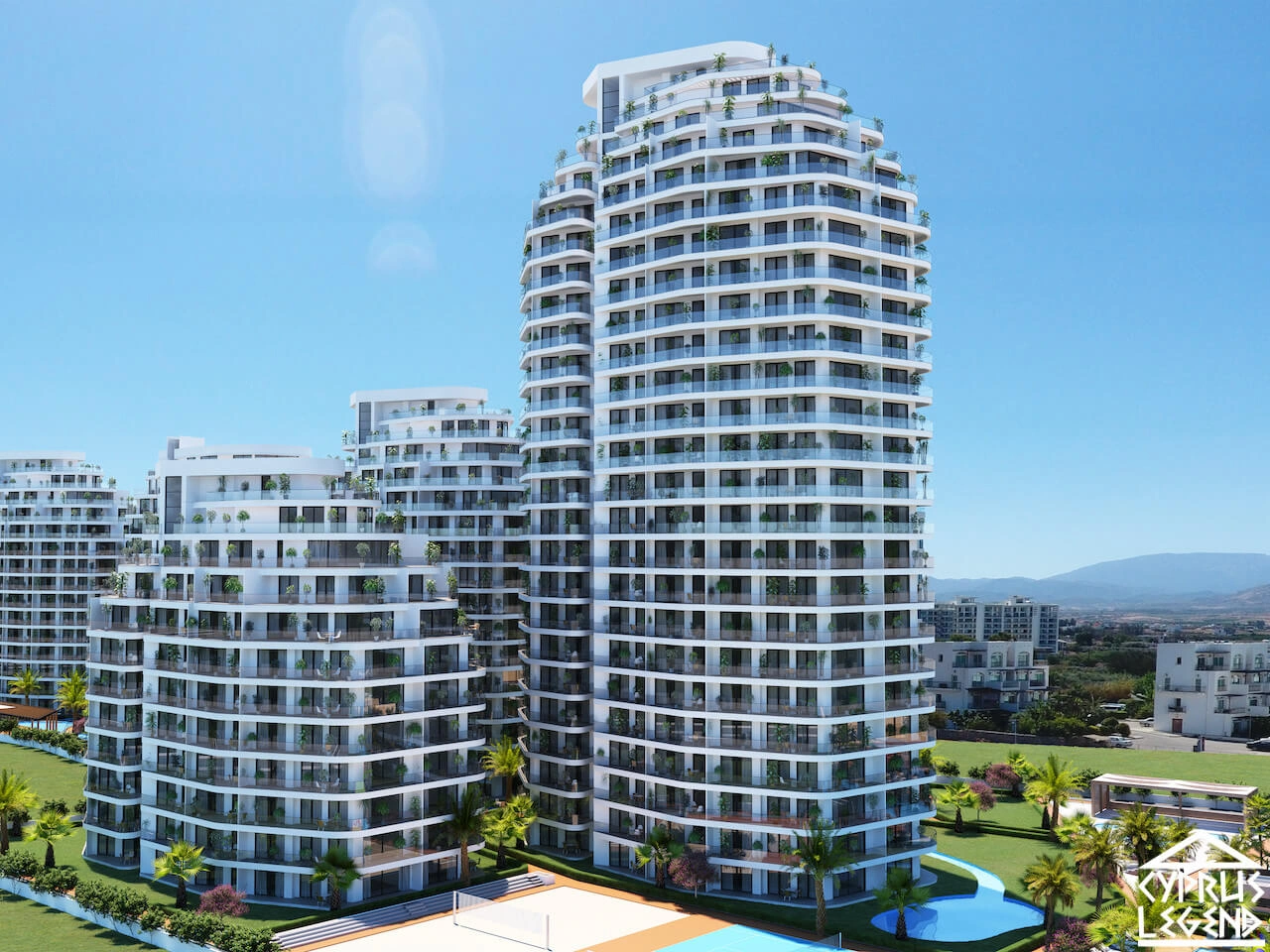 Современная квартира 54 м² в Гузельюрте, Северный Кипр