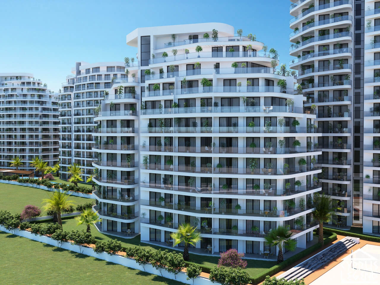 Современная квартира 54 м² в Гузельюрте, Северный Кипр