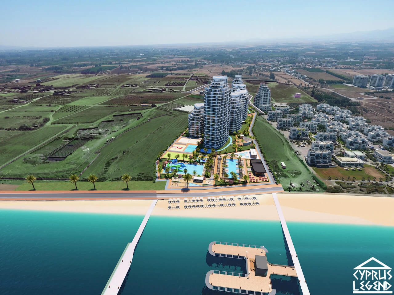 Современная квартира 54 м² в Гузельюрте, Северный Кипр