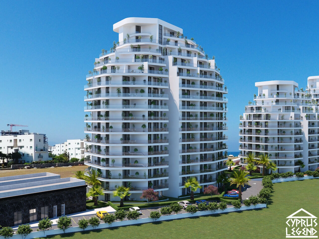 Просторная квартира 60 м2 в Гюзельюрте, Северный Кипр