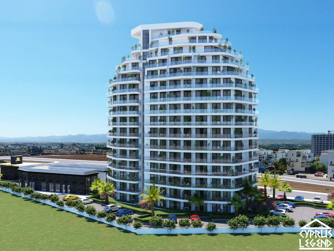 Просторная квартира 60 м2 в Гюзельюрте, Северный Кипр