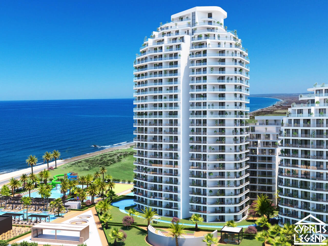 Просторная квартира 60 м2 в Гюзельюрте, Северный Кипр