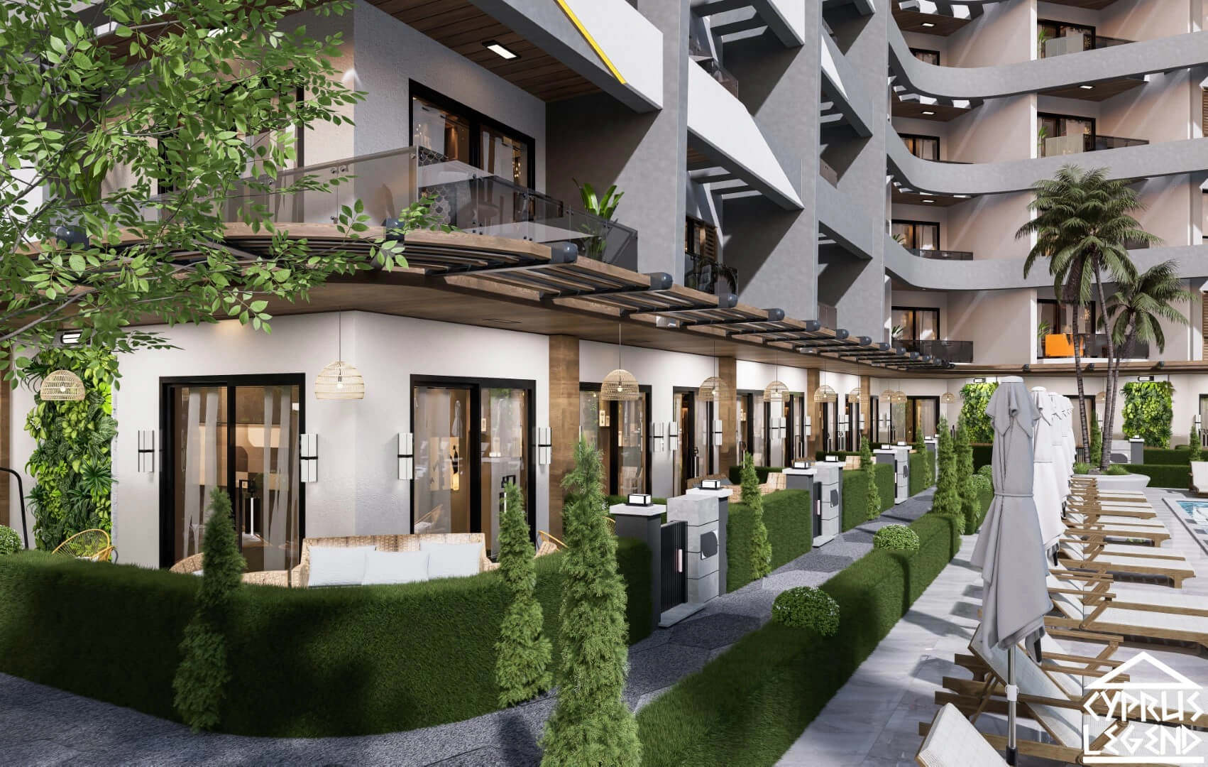 Уютная студия 41 м² у пляжа в Гузельюрте, Северный Кипр