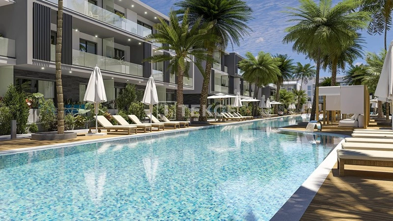 Комфортная квартира 1+1 рядом с Long Beach в Искеле, Северный Кипр