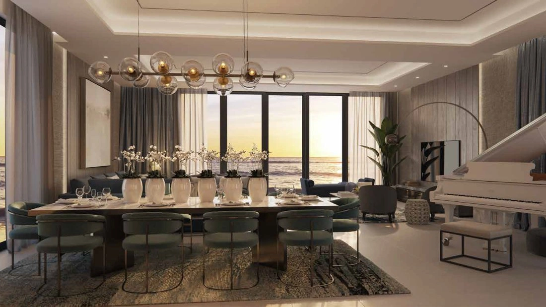 Семейная вилла 5+1 с видом на пляж в Шардже, ОАЭ