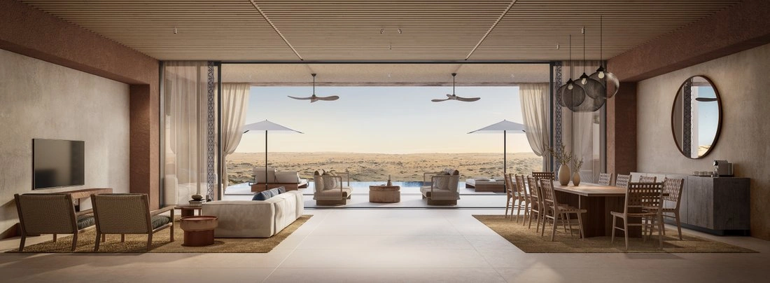 Волшебная вилла 305 м2 среди дюн Аль Вади на севере Рас Аль Хаймы, ОАЭ