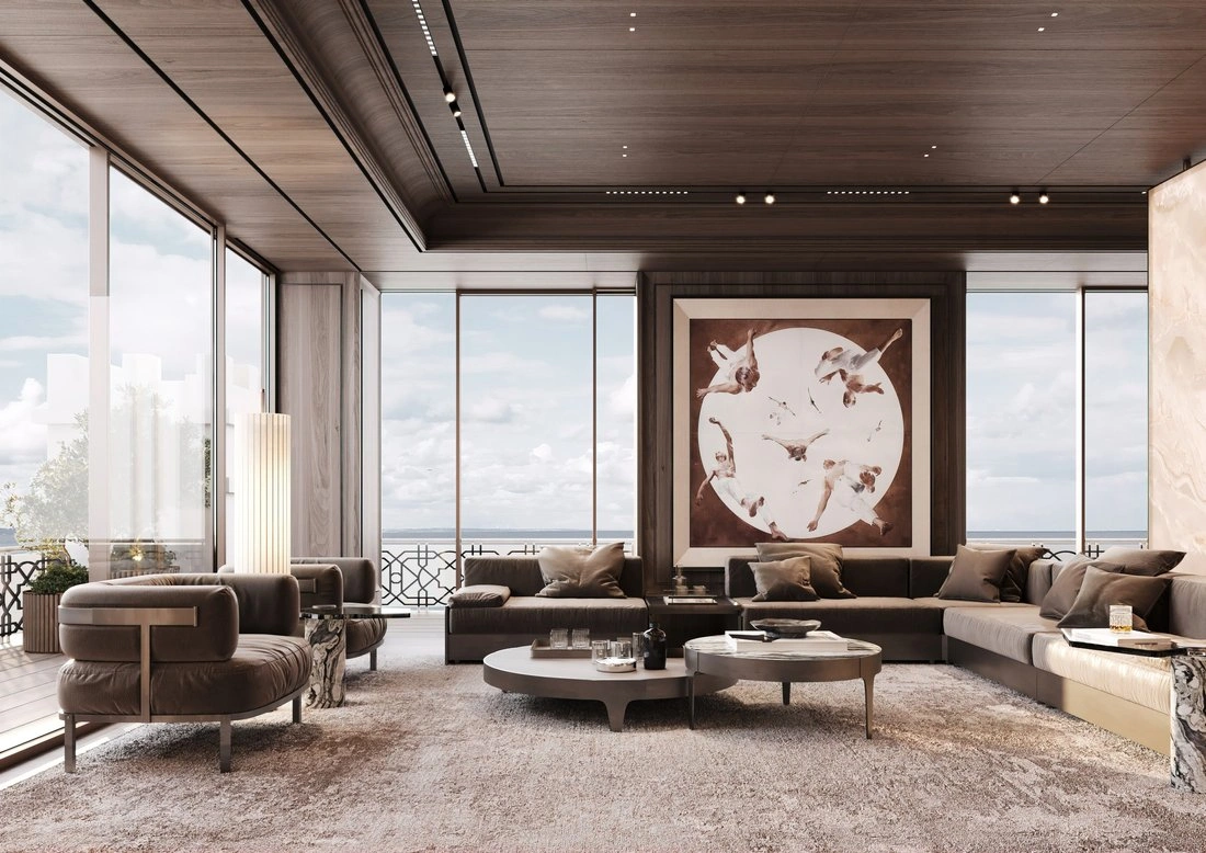 Роскошный пентхаус 4+1 с террасами в Рас-Аль-Хайме, ОАЭ