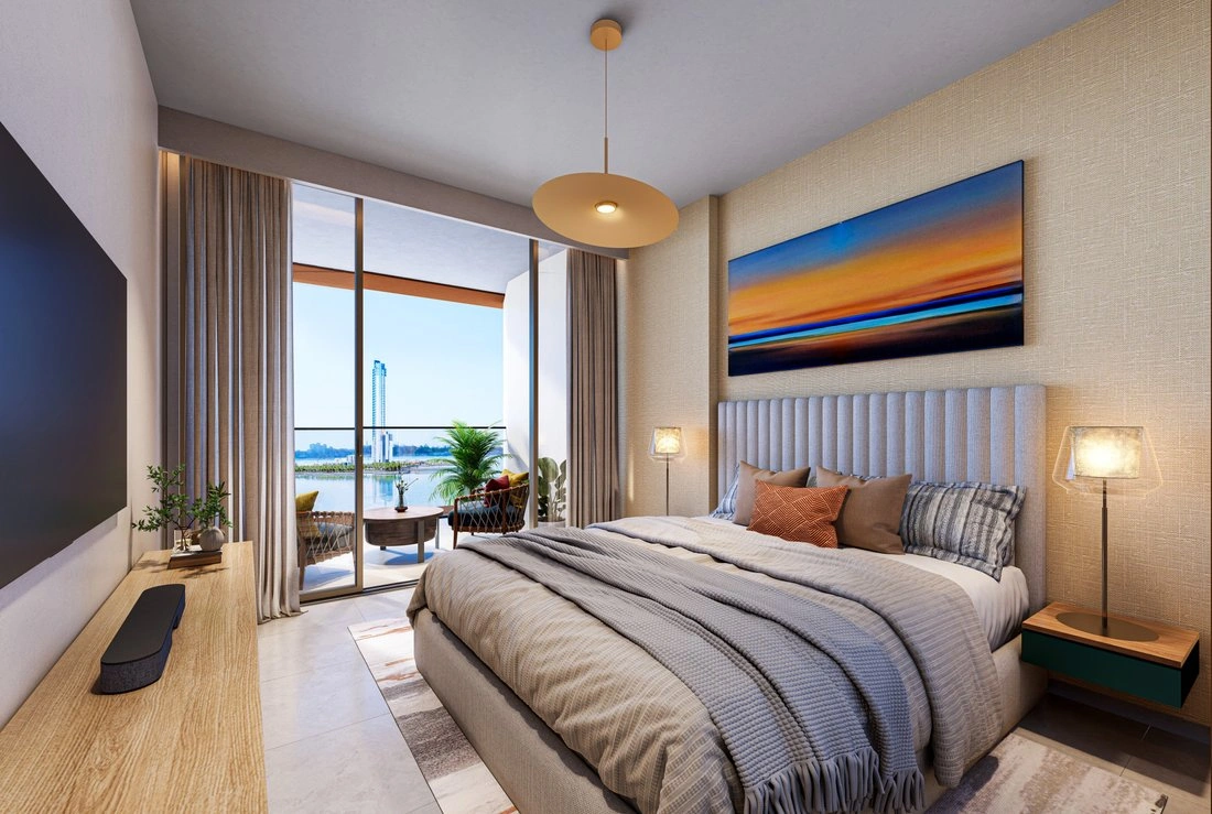 Роскошная квартира на берегу моря 87 м2 в Рас Аль Хайме, ОАЭ