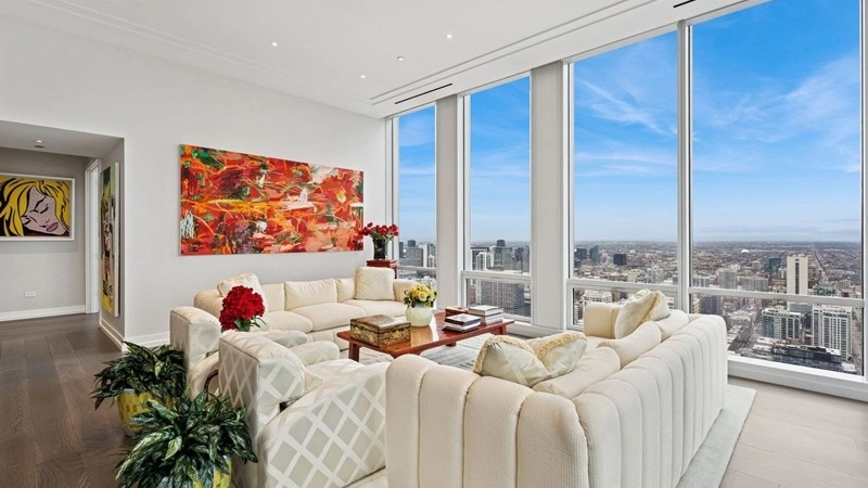 Роскошная квартира с 3 спальнями в Чикаго, США