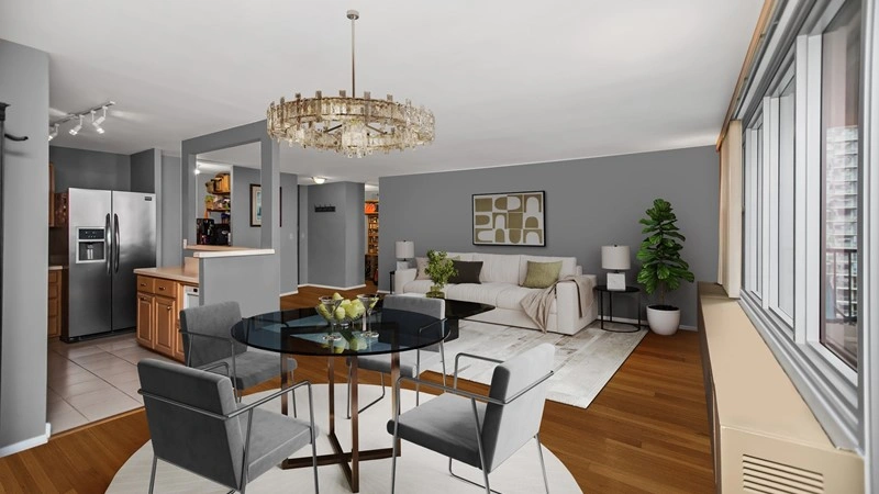 Светлая 2‑комнатная квартира в Чикаго, США