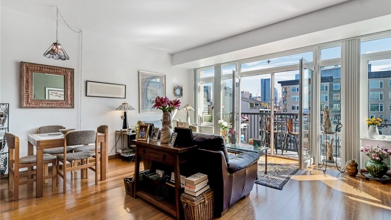 Светлая однокомнатная квартира в Сиэтле, США