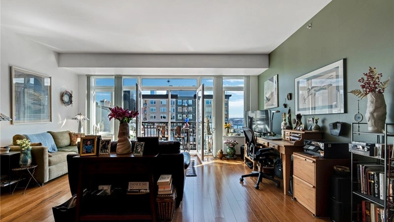 Светлая однокомнатная квартира в Сиэтле, США