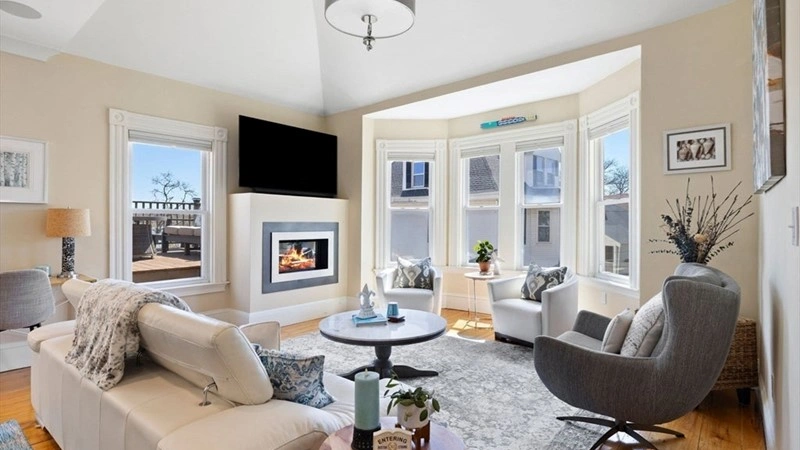 Просторная квартира 191 м² в Бостоне, США