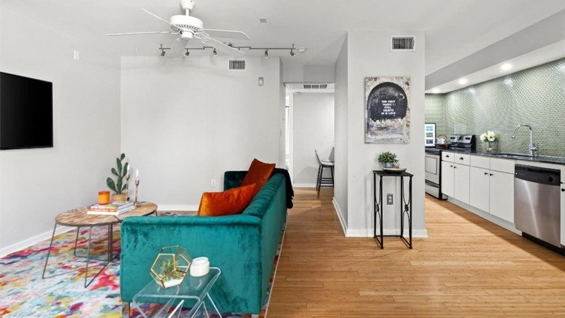 Стильная квартира 59 м² в Остине, США