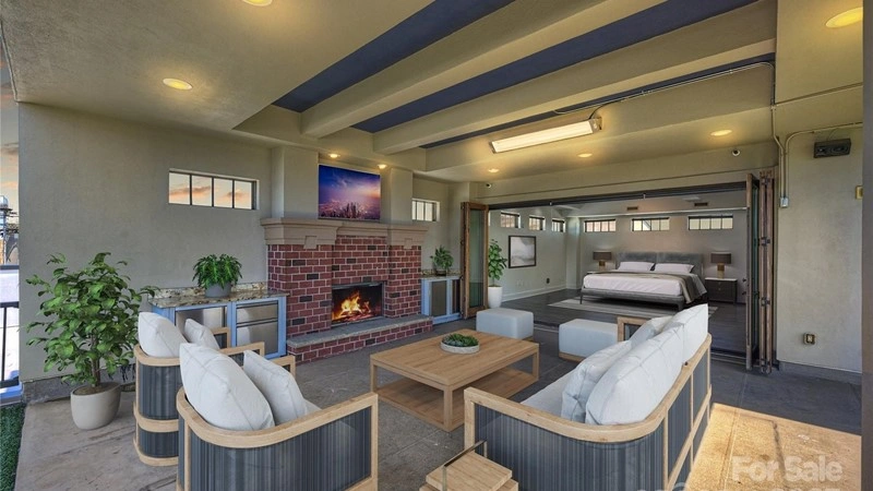 Просторная квартира 270 m2 в Шарлотт, США