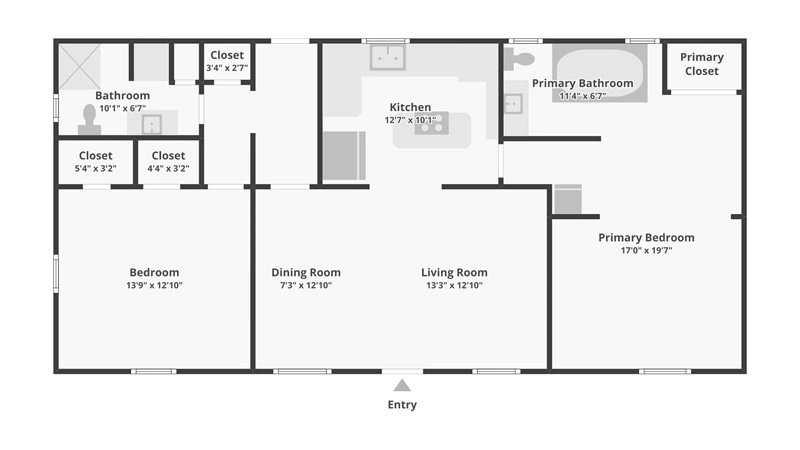 Привлекательный дом 93 m² в Хьюстоне, США