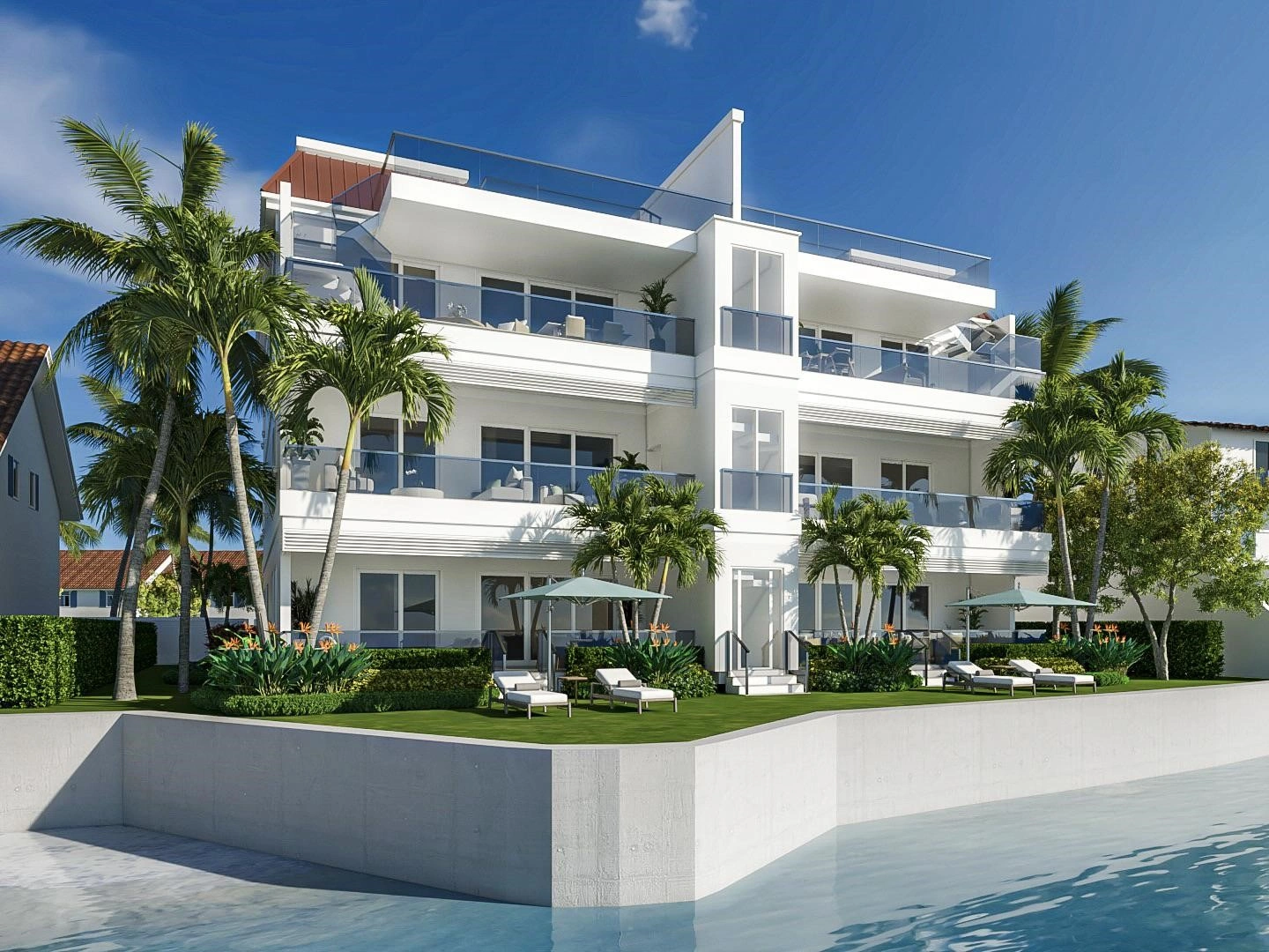 Квартира 3+1 с видом на море в Нассау, Багамы