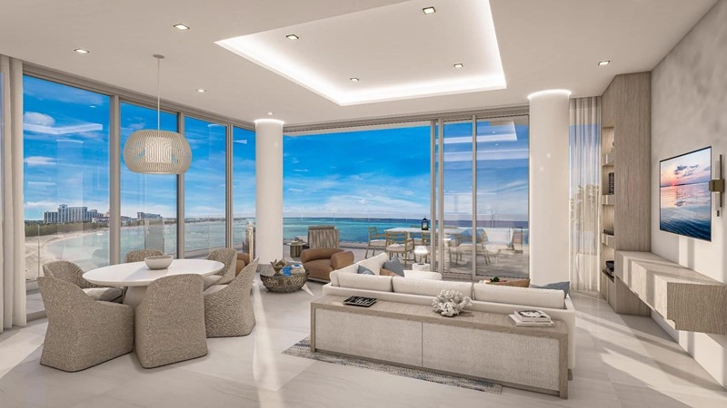 Пентхаус 292 m2 с террасой в Нассау, Багамы