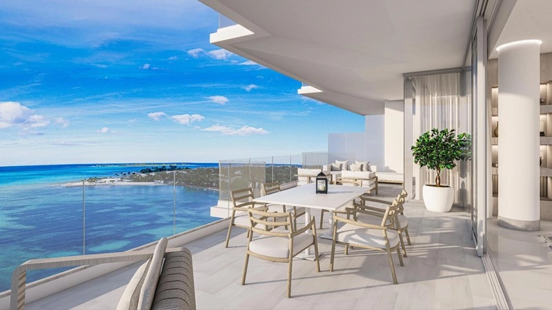 Пентхаус 292 m2 с террасой в Нассау, Багамы