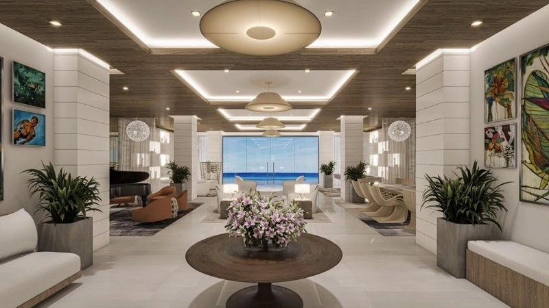 Пентхаус 314 m2 с балконом в Нассау, Багамы