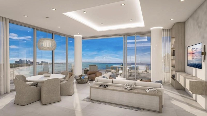 Пентхаус 314 m2 с балконом в Нассау, Багамы