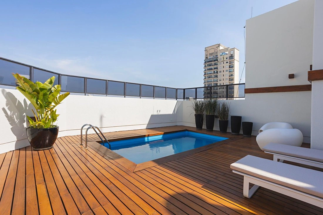 Пентхаус 367 m2 с террасой в Сан-Паулу, Бразилия