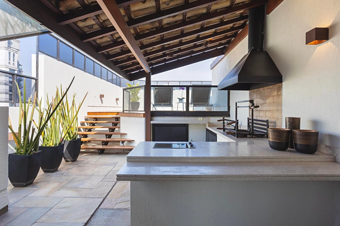 Пентхаус 367 m2 с террасой в Сан-Паулу, Бразилия