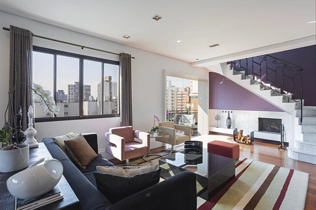 Пентхаус 367 m2 с террасой в Сан-Паулу, Бразилия