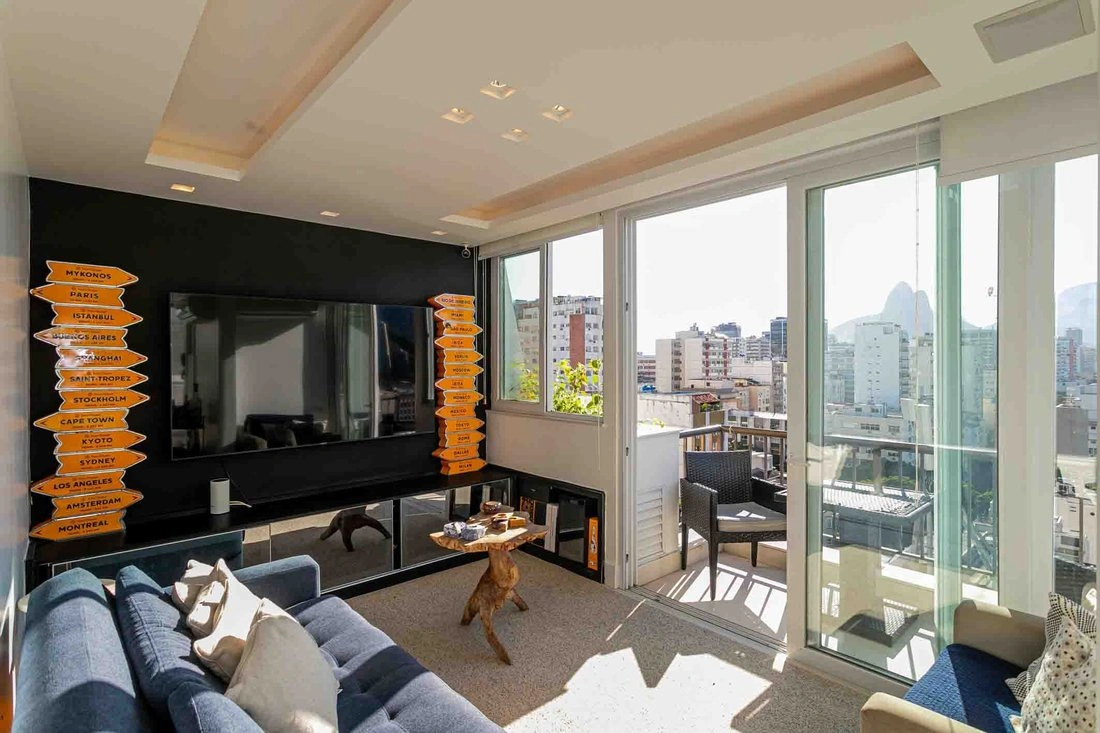 Пентхаус 185 m2 с гаражом в Рио-де-Жанейро, Бразилия