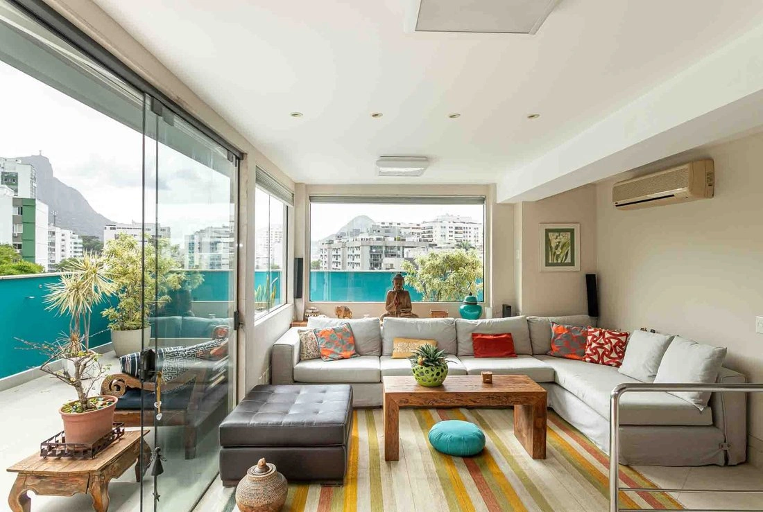 Пентхаус 330 m2 с открытым бассейном в Рио‑де‑Жанейро, Бразилия