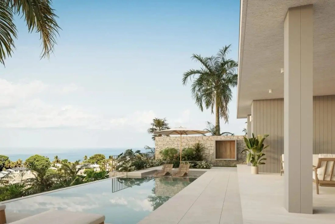 Вилла 3+1 с видом на горы в Бриджтауне, Барбадос