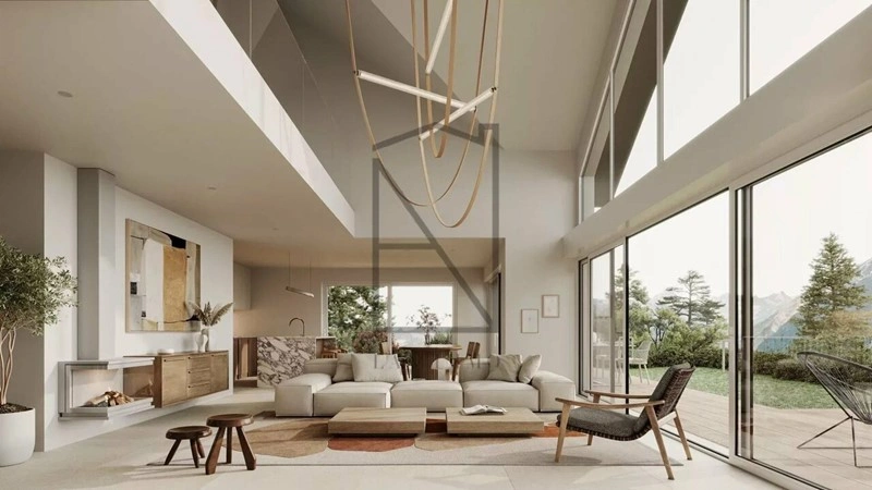 Обновлённая вилла 6+1 в Монтрё, Швейцария