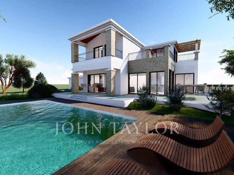 Вилла площадью 500 м² с открытым бассейном в Пейя, Кипр