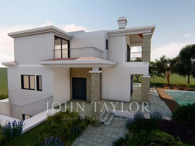 Вилла площадью 500 м² с открытым бассейном в Пейя, Кипр