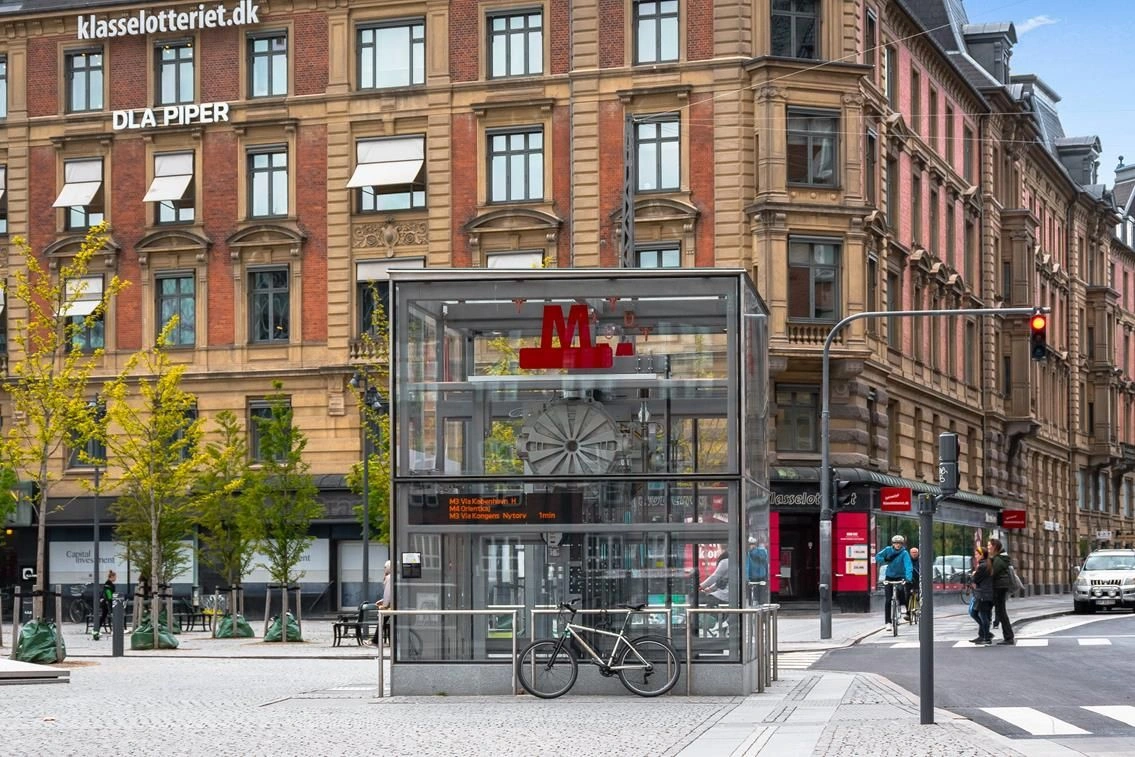 Квартира рядом со станцией метро в Копенгагене