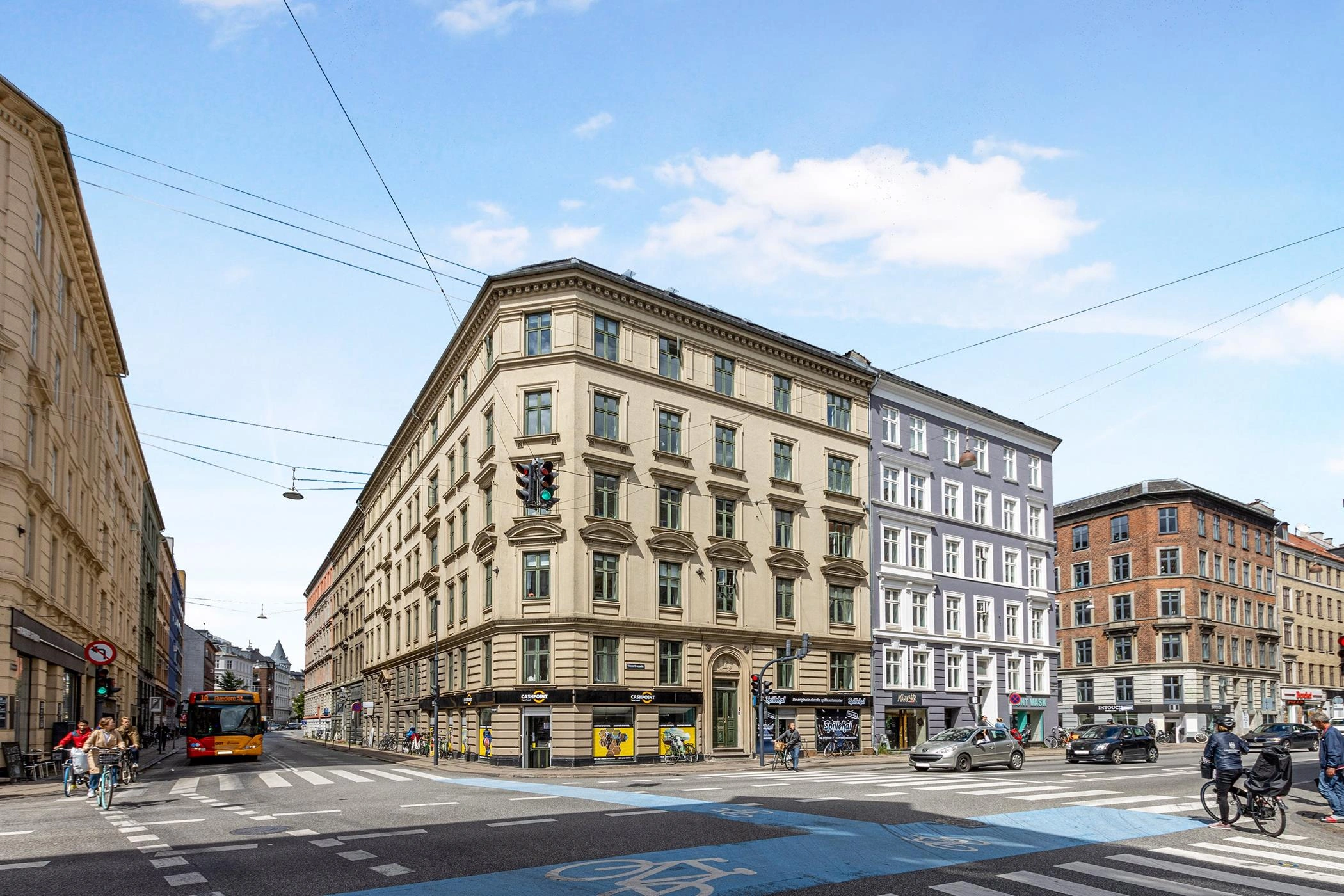 Светлая квартира с продуманной зонировкой в Копенгагене, Дания