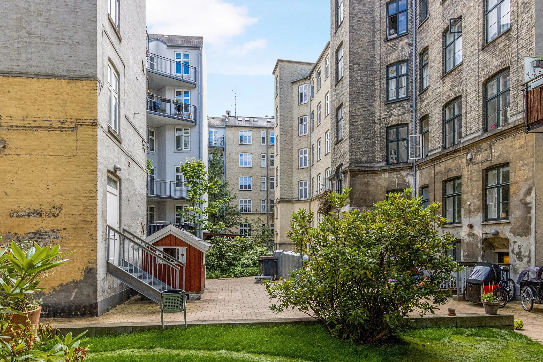 Светлая квартира с продуманной зонировкой в Копенгагене, Дания