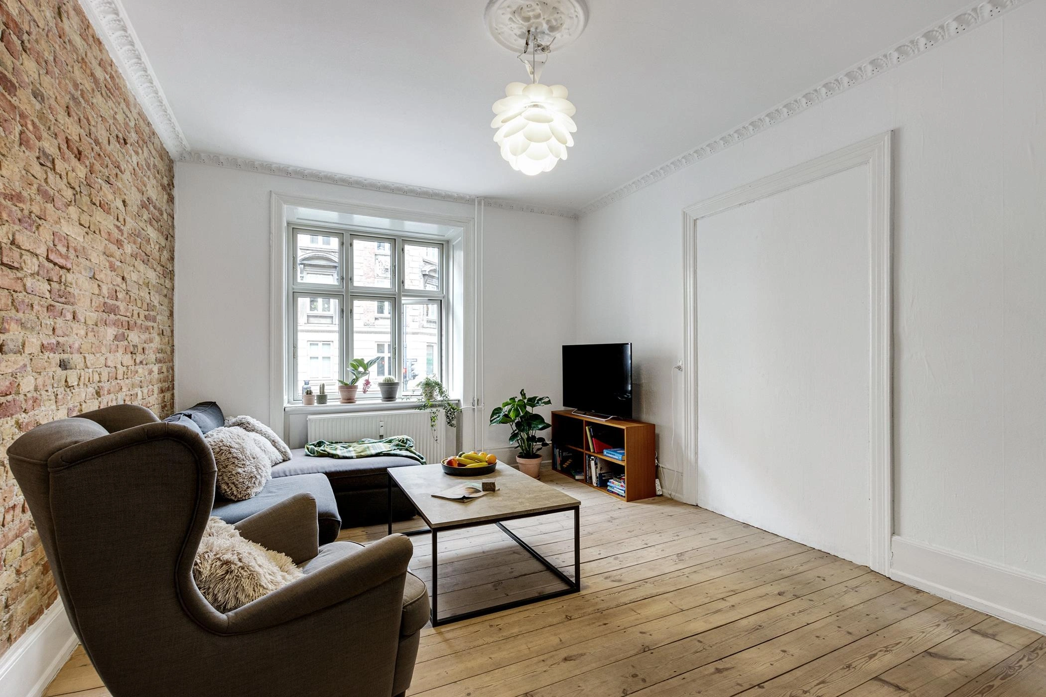 Светлая квартира с продуманной зонировкой в Копенгагене, Дания