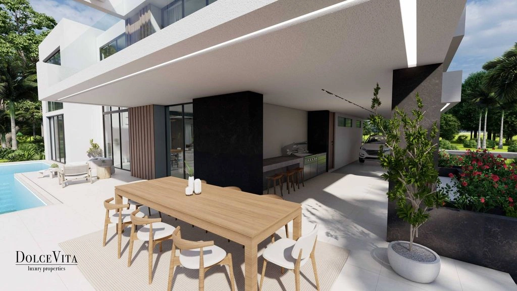 Просторная вилла с 5 спальнями в Кап-Кане, Доминиканская Республика