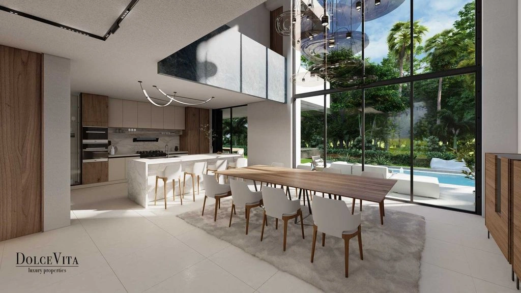 Просторная вилла с 5 спальнями в Кап-Кане, Доминиканская Республика