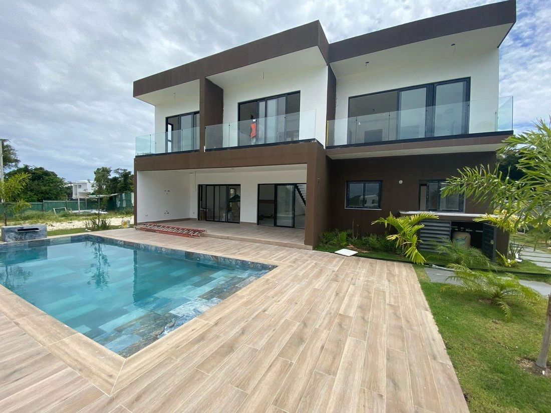 Вилла 5+1 с открытой кухней в Пунта-Кане, Доминиканская Республика