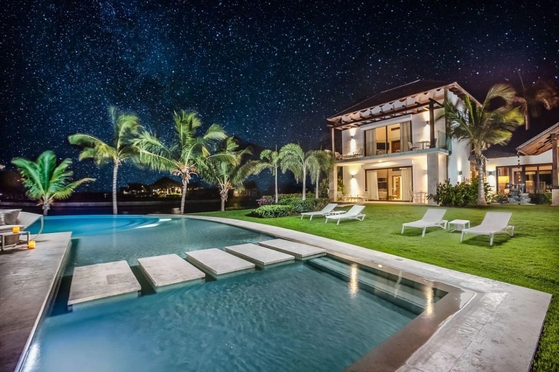 Вилла 6+1 с видом на океан в Кап-Кана, Доминиканская Республика