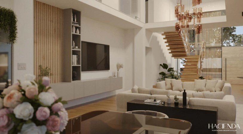 Вилла 776 m2 в закрытом жилом комплексе в Пунта-Кане, Доминиканская Республика