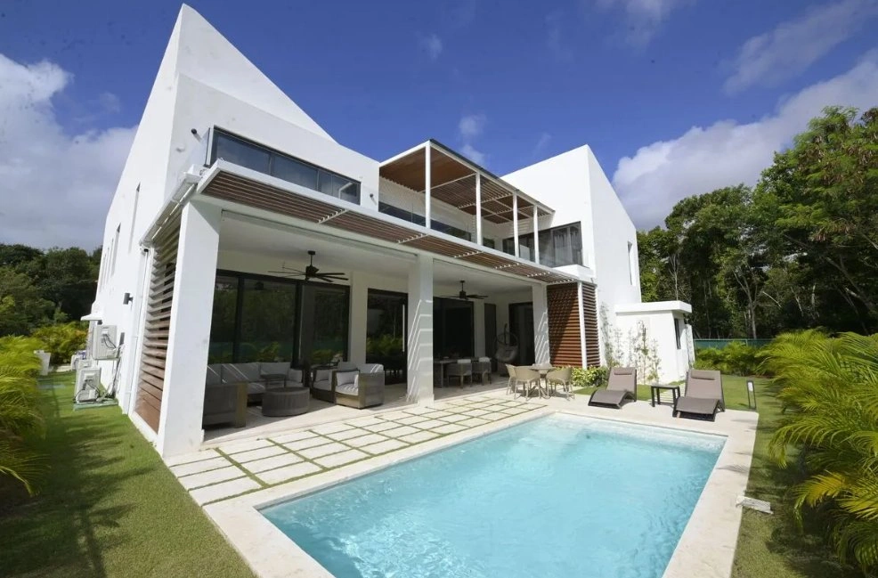 Вилла 5+1 в закрытом жилом комплексе в Пунта-Кане, Доминиканская Республика