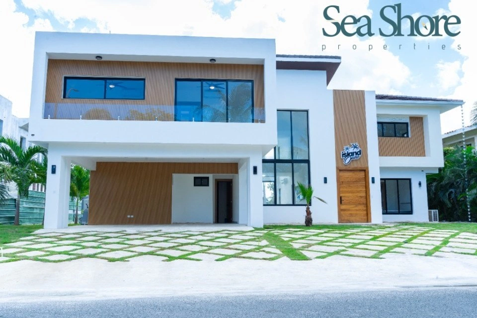 Вилла 8+1 с открытой кухней в Пунта-Кана, Доминиканская Республика