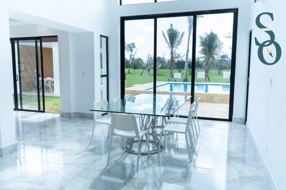 Вилла 8+1 с открытой кухней в Пунта-Кана, Доминиканская Республика