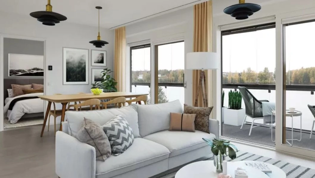 Уютная квартира 1+1 в Лаппеэнранте, Финляндия