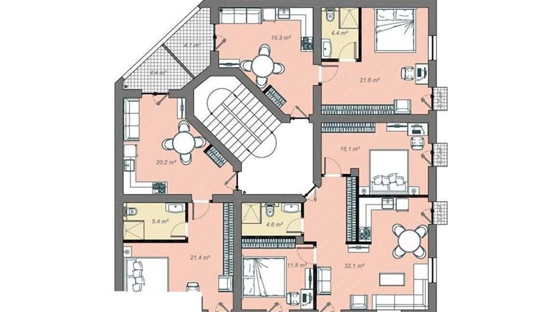 Комфортабельная квартира 50 м² в Рустави, Грузия