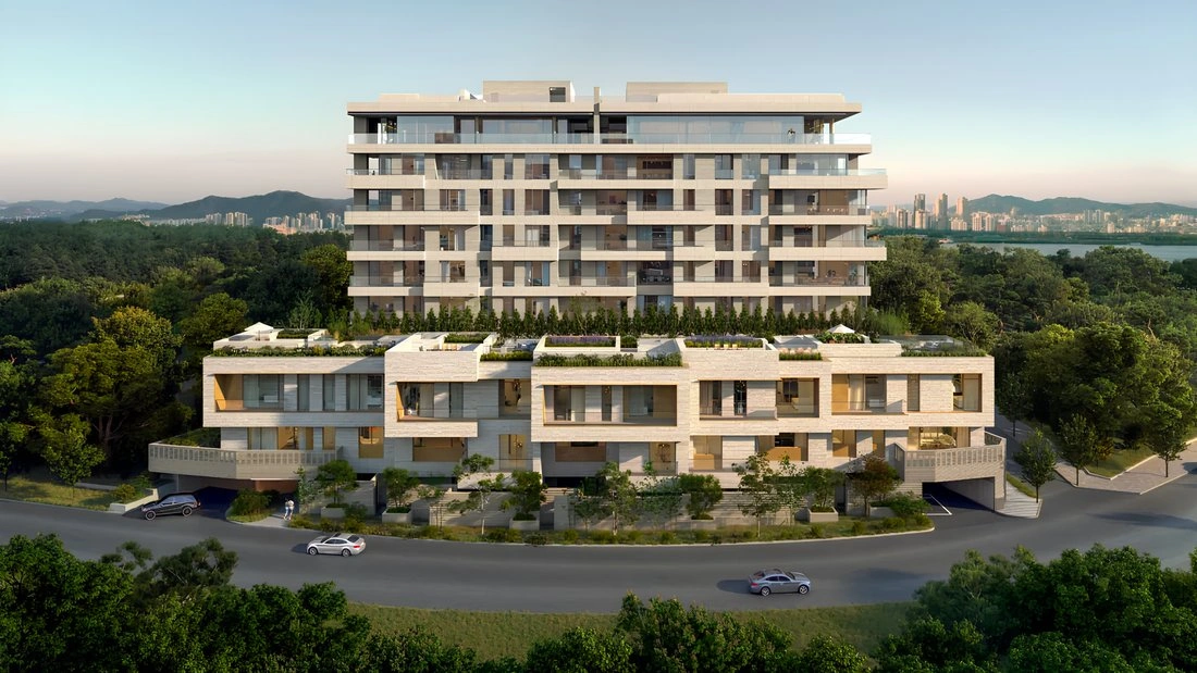 Квартира 4+1 с видом на горы в Сеуле, Южная Корея